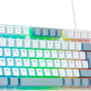 G-LAB CLAVIER CAESIUM TKL RGB BLANC