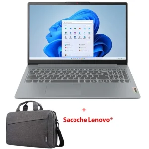 Pc Portable Lenovo IdeaPad Slim 3 15AMN8 AMD Ryzen 3 8Go 256Go SSD Gris – 82XQ00HCFG