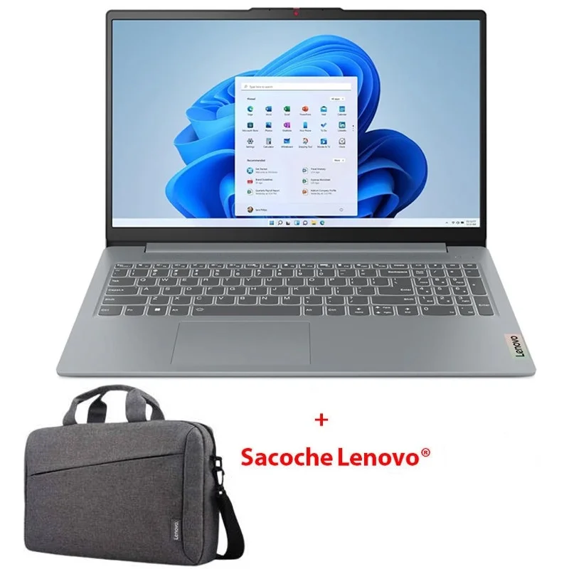 Pc Portable Lenovo IdeaPad Slim 3 15AMN8 AMD Ryzen 3 8Go 256Go SSD Gris – 82XQ00HCFG